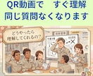 外国人教育　QR動画母国語ナレーションで理解します QR動画を先輩が母国語で作成　ライブラリー化が出来　ます イメージ1