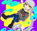 派手かわビビッド!視線を惹きつけるアイコン描きます 派手かわビビッド！原色＆ネオンで埋もれないSNSの顔に イメージ1