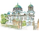 建築外観・パース絵描きます 背景画像や挿絵、記念絵におすすめ！ イメージ1