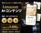 AmazonのA+コンテンツを構成から作ります 現役セラーが構成から設計｜撮影不要・1モジュール5,000円 イメージ1