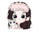 可愛いイラストを描きます SNS　ブログ　LINE Twitterアイコン イメージ1