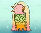 ペットやお好きな生き物のゆるいイラスト描きます 爬虫類・両生類・恐竜・想像上の生物もOK!年賀状などにも！ イメージ6