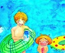 美少女、人物を主に得意としています 瞳の力とアナログの迫力、この世に1枚しかない作品を。 イメージ1