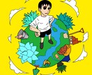 アニメ、漫画キャラと似顔絵を合体して描きます あの人と、アニメキャラを合体？！ イメージ8