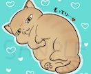 愛猫ちゃんのキュートなアイコン受付中でございます 猫漫画家による猫好きにはぴったりのシュールなイラストです イメージ3