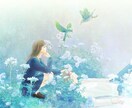夢の世界にいるかのような一枚絵お描きします 装画やサイトに幻想的で耽美なイラストをお使いください。 イメージ1
