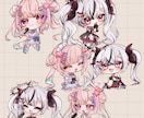 商用/配信可！かわいいデフォルメキャラを制作します 配信映えにグッズ映え！あなたのキャラクターを可愛く仕上げます イメージ3