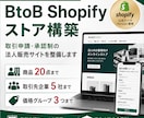 BtoB Shopifyストアを構築します 商品20点・取引先5社までの法人向け販売サイト イメージ1