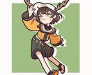 ほんわり全身イラストお描きします 動画用、SNS用など用途に合わせて対応可能！ イメージ1