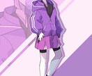 活動者さん向けのイラスト制作します キャラクターデザインや1枚絵制作など承ります イメージ9