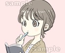 即日納品可！かわいいSNSアイコンイラスト描きます お金と時間をかけずにSNSアイコンイラストを作成したい方へ イメージ1