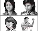 あなたの大切な”あの人”を精細な鉛筆画にいたします 実務30年以上プロのイラストレーターが描きあげます！ イメージ9