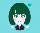 似顔絵風デフォルメイラストを描きます SNSアイコン等にお使い頂けるイラストを描きます。 イメージ3