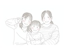大切な思い出を、やさしい似顔絵にします 記念日も、何気ない日常も。大切なあの日の思い出を特別な1枚に イメージ7