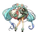 壁紙などを作ります アニメキャラか、Fizthオリジナルキャラかを選んでください イメージ5