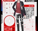 配信者・VTuber様向け自己紹介画像を制作します 宣伝画像・自己紹介画像を制作いたします！ イメージ4