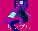 病みかわいいアイコン、ヘッダー、イラストを描きます かわいい女の子のアイコン¥1,500~で描かせていただきます イメージ1