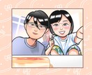 写真から似顔絵を描きます SNSアイコン、贈り物などに！ イメージ2