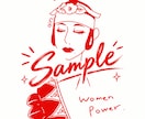 Tシャツ・グッズ用イラストを制作します 女性・沖縄モチーフなど個性的なイラストが得意です イメージ1