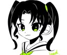 3色展開のセンスの良いアイコン作ります 黒、白、あなたの好きな色で可愛いアイコン作りませんか？ イメージ1
