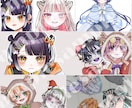 イラスト描きます アイコン/立ち絵/ミニキャラ などを請け負います。 イメージ2