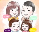 贈り物や記念にお勧め♪ゆる可愛い似顔絵お描きします 笑顔が増える特別な1枚を作りませんか？プレゼントや思い出に＊ イメージ6