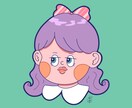 ファンシーポップなアイコンイラスト描きます ポップでかわいいアイコンを制作します。 イメージ3