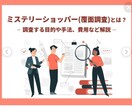 現役覆面調査員が店舗改善点を徹底分析します 本物の覆面調査員だけが気づくリアルな問題点をズバッと指摘 イメージ1