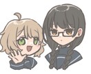 かわいいSNSアイコン、ちびキャライラスト描きます 似顔絵、オリキャラ、とにかくイラストがほしいあなたに！ イメージ1