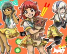 イラスト、漫画等お仕事承ります 絵を描くお仕事、その他お任せください イメージ1