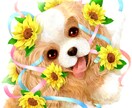 SNSフォロワー様専用●ペットを可愛い絵にします 写真とは違う思い出を飾って残せる イメージ8