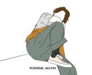思い出の写真をイラスト化します アイコン、記念日等のプレゼントに線画はいかがですか？ イメージ2