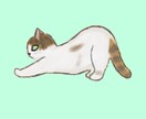 うちの子猫ちゃんの似顔絵をパステル風で描きます やさしいパステル風！アイコン、ワンポイント、思い出にどうぞ！ イメージ4