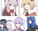 2日以内納品‪✿お好きなイラストお描き致します 夢絵、アイコン、1枚絵etc… イメージ1