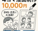 売上150％改善！信頼できる4コマ漫画制作します 信頼の漫画制作で集客率30％改善実績 イメージ1