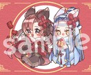 ふわっとあま〜い可愛いちびキャラ描きます お客様のご要望に合わせ素敵なちびキャラを制作いたします イメージ4