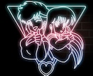ネオンでポップな似顔絵やオリジナルアイコン描きます アイコンだけでなく、プレゼントや広告等でもご利用頂けます★ イメージ10