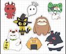 全工程！Live2dで動くミニキャラお承りします 様々なデザイン、アクションにも対応！ イメージ3