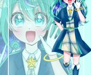 キラキラ！可愛いイラスト描きます 見積もり即対応!!気軽にお問い合わせください イメージ2
