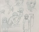 イラスト描きます 立ち絵、キャラ作成、夢絵等々アニメ調からゆるふわまで イメージ3