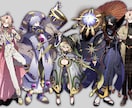 ゲーム・TRPG立ち絵イラスト作成ます TRPGやゲームで使えるキャラクター立ち絵の制作をいたします イメージ3