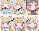 ゴスロリ風でかわいいミニキャライラスト作成します 修正無料・7日以内に納品いたします！ イメージ4