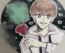 コンサートうちわ用のイラストを描きます かわいいイラストうちわで推しにファンサを貰おう！ イメージ7