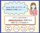 CanvaデータをAiデータに変換します 印刷に最適なAiデータに変換し入稿データにしてお渡しします！ イメージ2