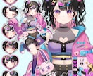Vtuberになりたい方！ライブ2dモデル作ります あなただけのVtuberを作れます！ イメージ1