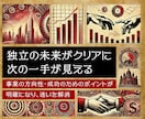 3/23 0時まで割引★起業・独立・経営を占います 現状分析を踏まえた上での課題やビジネス戦略、成功の鍵をご提案 イメージ6