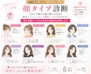大人女性向け｜顔タイプ｜骨格｜カラー診断します 診断実績１位★あなた専用カルテ＆個別メイク提案付き★総合分析 イメージ5