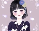 セミオーダー浴衣バストアップアイコン描きます 儚い・可愛い・色気のある和風アイコン／髪型・カラー変更OK イメージ3