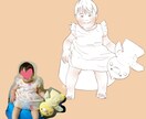 お子様の写真からイラスト作成します SNSのアイコンなどにどうぞ♡ イメージ7