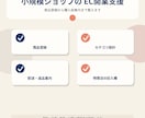 小規模ショップのEC開業準備を丸ごと整えます 売る前に必要な情報を、迷わず整えるEC開業支援 イメージ1